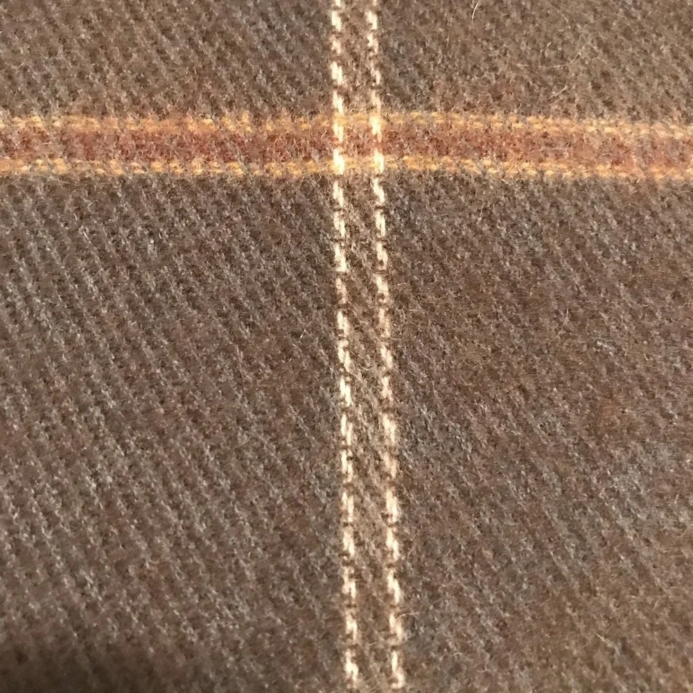 Cashmere Scarf Vintage Made in Australia Plaid Multi Colors Men's